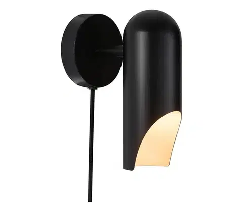 Svietidlá Nordlux - Nástenné svietidlo ROCHELLE 1xGU10/8W/230V čierne 2320301003