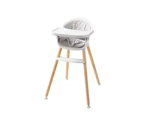 Jedálenská stolička 2Kids Toys - Detská jedálenská stolička sivá 2D98255