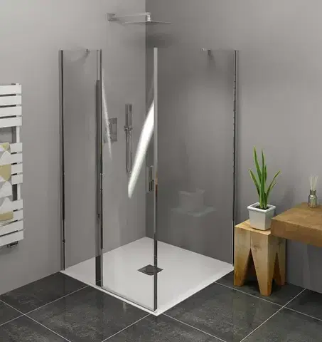 Sprchové dvere POLYSAN - ZOOM štvorcová sprchová zástena 900x900, L/P varianta ZL1390ZL3290