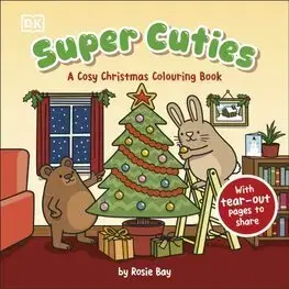 Pre deti a mládež - ostatné Super Cuties A Cosy Christmas Colouring Book - Rosie Bay