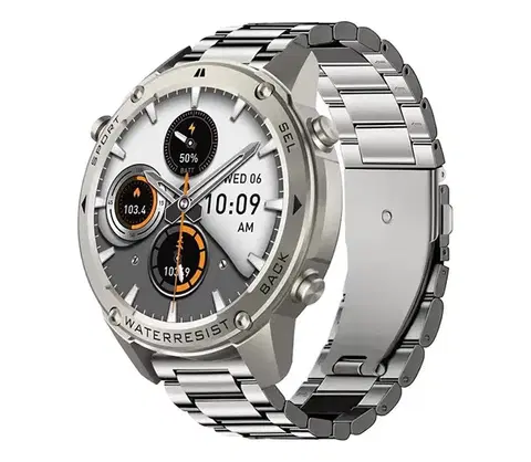 Predlžovacie káble Aligator AW12SR - Inteligentné hodinky Watch GPS 500 mAh IP69K strieborné AW12SR