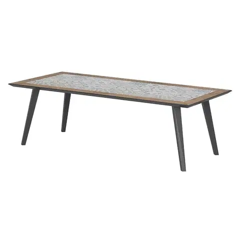 Stolčeky DEOKORK Záhradný jedálenský stôl SALSA 213x92 cm