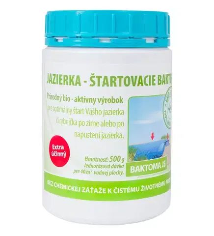 Záhradné jazierka Baktoma JS - Štartovacie baktérie do jazierka - 0,5kg Baktoma JS: 0,5 kg