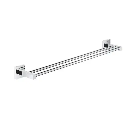 Svietidlá GROHE 41104000 - Dvojaramenný držiak na uteráky START CUBE 654 mm lesklý chróm 41104000