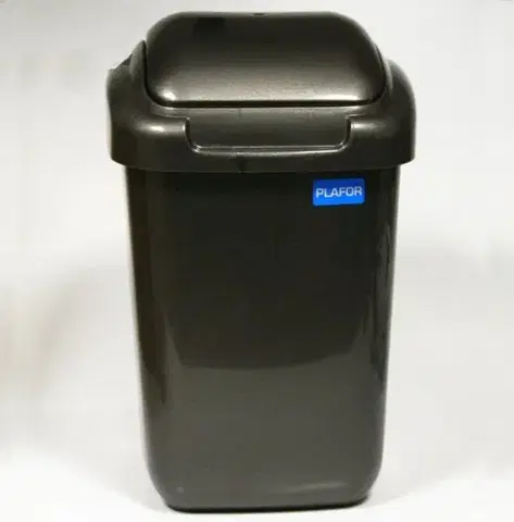 Odpadkové koše Kinekus Kôš na odpad preklápací, objem 50L, plastový, STANDARD, grafit
