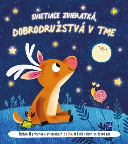 Leporelá, krabičky, puzzle knihy Svietiace zvieratká - dobrodružstvá v tme: Lesné zvieratká