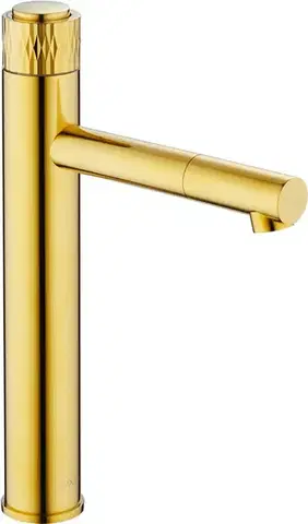 Kúpeľňové batérie MEXEN - Diamond umývadlová batéria vysoká gold 71510-50