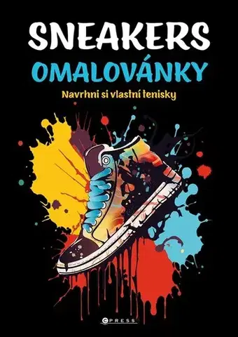 Pre deti a mládež - ostatné Sneakers - omalovánky - Michaela Bystrá