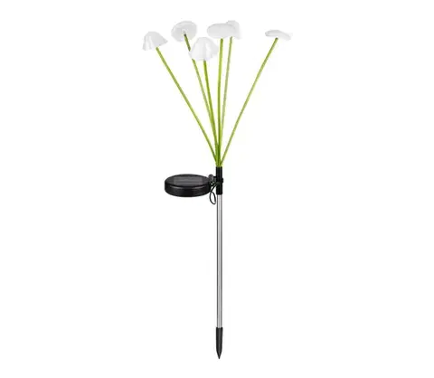 LED osvetlenie  LED solárne dekoračné svietidlo so senzorom 6xLED/1,2V 3000K 72 cm 600 mAh IP44 SOLAR MUSHROOMS