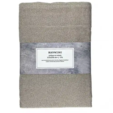 Závesy do spálne Záves na páske BLKYW2304/1 135x250