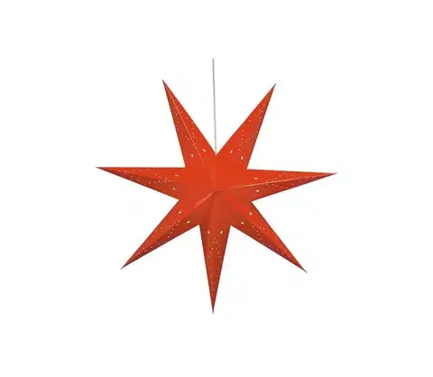 Vianočné dekorácie Markslöjd 8101,130 - Vianočná dekorácia SATURNUS 1xE14/25W/230V pr. 75 cm červená 8101.13