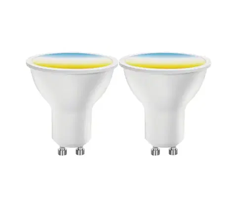Žiarovky  B.V. SADA 2x LED stmievateľné žiarovky MESH Smart GU10/6,5W/230V 2700-6500K + diaľkové ovládanie -  S10301O36