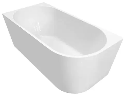Vane AQUALINE - TIBERA L rohová stojaca vaňa 150x75cm, biela E1047