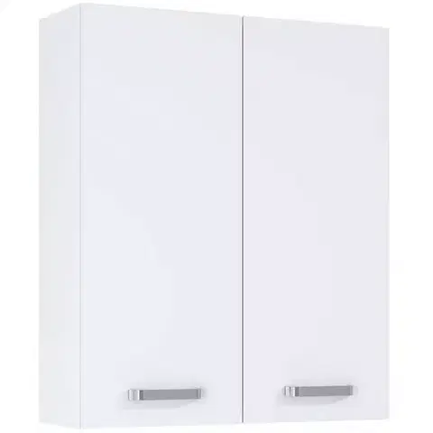 Závesné kúpeľňové skrinky Závesná kúpeľňová skrinka Uno 60 2D white