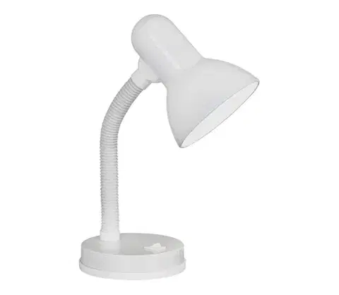 Lampy EGLO 9229 - Stolná lampa BASIC 1xE27/40W biela 9229