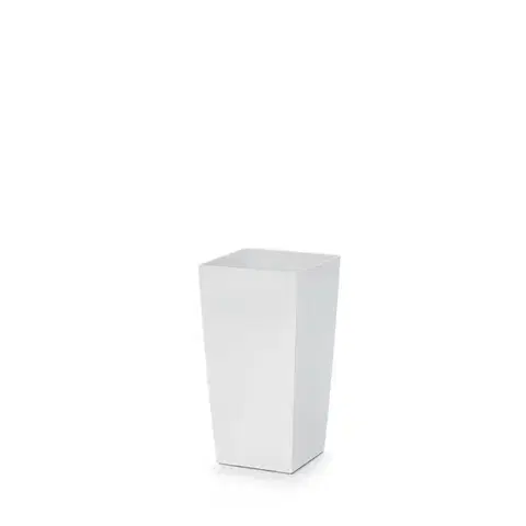 Kvetináče a truhlíky NABBI DURS125 plastový kvetináč 12,5 cm biela
