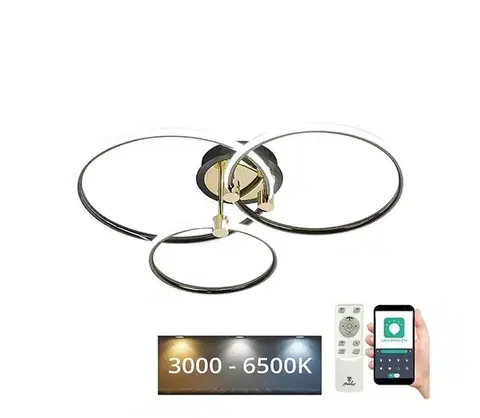 Svietidlá  LED Stmievateľné stropné svietidlo LED/64W/230V 3000-6500K + diaľkové ovládanie TB1301/BG