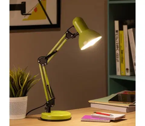 Lampy BRILAGI - Stolná lampa ROMERO 1xE27/60W/230V zelená 44178