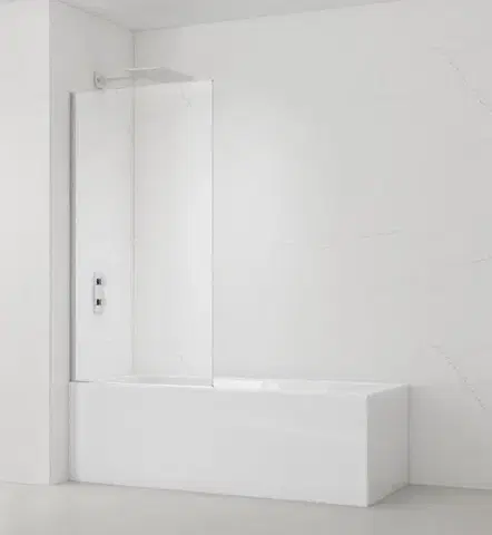 Sprchové dvere Vaňová zástena SAT 150x80 cm chróm SIKOVZPEV150 SIKOVZPEV150