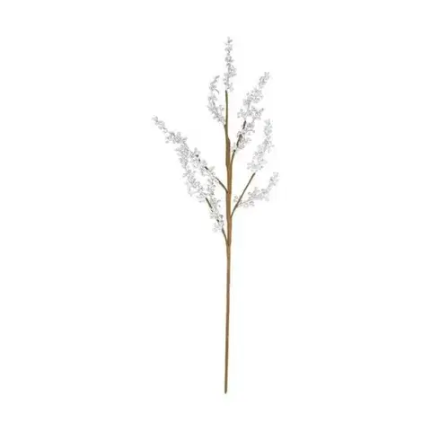 Vetvičky, girlandy, kvety Kinekus Ozdoba zapichovacia vetvička 77x30x3cm metalická strieborná