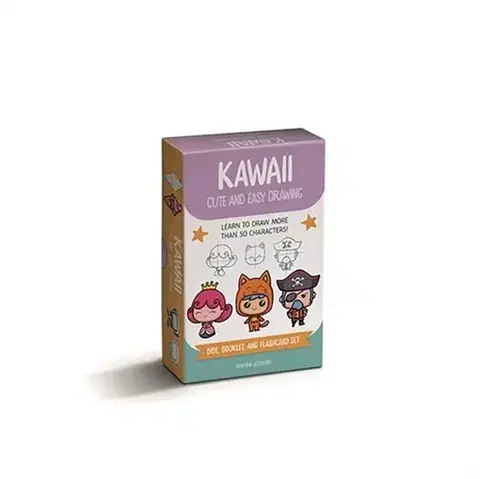 Nalepovačky, vystrihovačky, skladačky Kawaii Cute and Easy Drawing Deck - Mayumi Jezewski