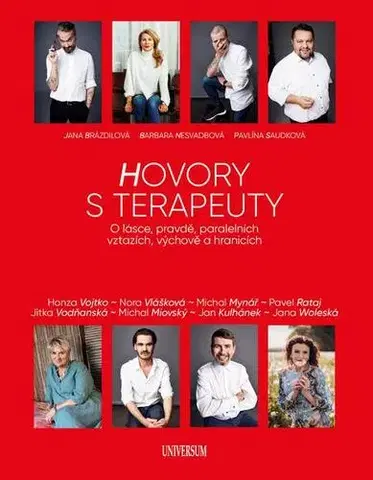 Motivačná literatúra - ostatné Hovory s terapeuty - Barbara Nesvadbová,Pavlína Saudková,Jana Brázdilová