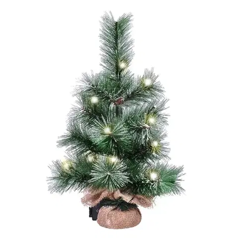 Vianočné dekorácie Solight 1v238 Vianočný LED stromček 15 LED, teplá biela, 45 cm