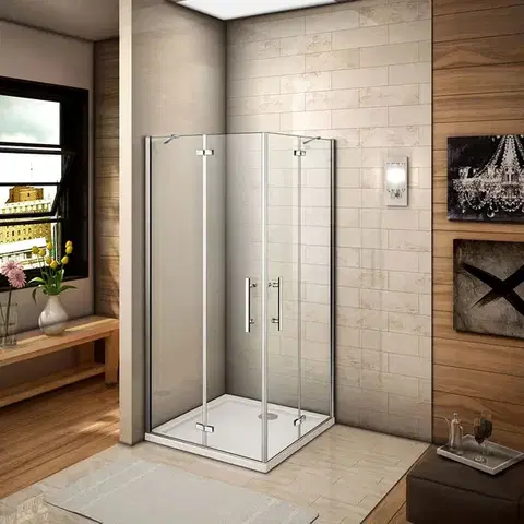 Sprchovacie kúty H K - Sprchovací kút MELODY F5 R908, 90x80 cm s jednokrídlovými dverami, rohový vstup SE-MELODYF5R908