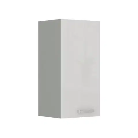 Kuchynské horné skrinky KONDELA Prado 40 G-72 1F horná kuchynská skrinka biela