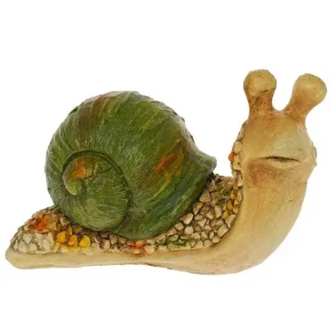 Záhradné lampy Kinekus Postavička slimák, 17x9x13cm, poly