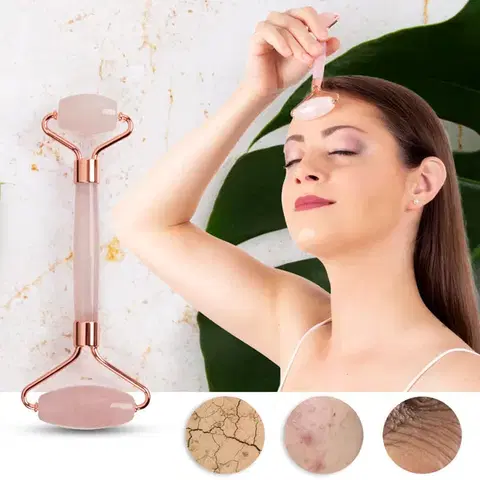Masážne pomôcky Face roller inSPORTline Rosado