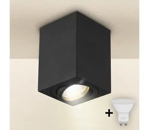 Svietidlá BRILAGI - LED Bodové svietidlo MIA 1xGU10/30W/230V 100x80 mm čierna WD303-B-OEM