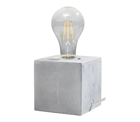 Lampy  Stolná lampa ABEL 1xE27/60W/230V betón SL.0683