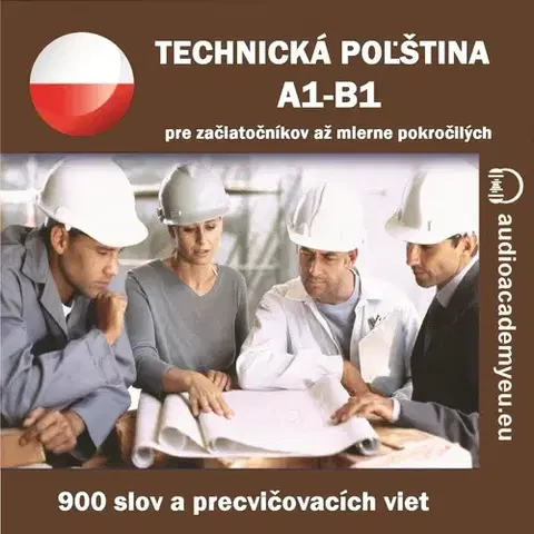 Jazykové učebnice - ostatné Audioacademyeu Technická poľština A1-B1