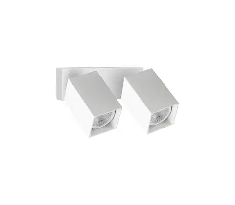 Svietidlá Ideal Lux - LED nástenné bodové svietidlo DYNAMITE 2xGU10/7W/230V CRI 90 biela 371221