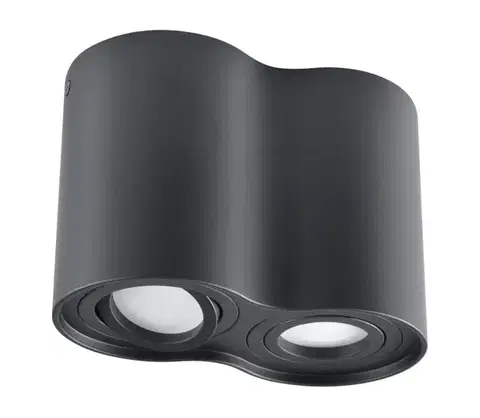 Svietidlá  Bodové svietidlo HADAR 2xGU10/10W/230V čierna 313164