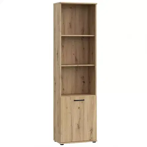 Vitríny a regály do obývačky Regal Niko nikr71-d78 dub artisan