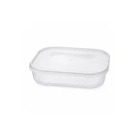Dózy na potraviny PLAST TEAM - Dóza HELSINKI 700ml číra, 13,5 x 4 x 18,5cm