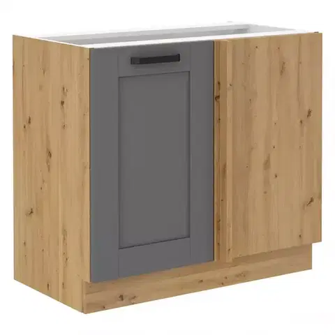 Kuchynské skrinky stojace Kuchynská skrinka Luna dustgrey/artisan 105 ND 1F BB