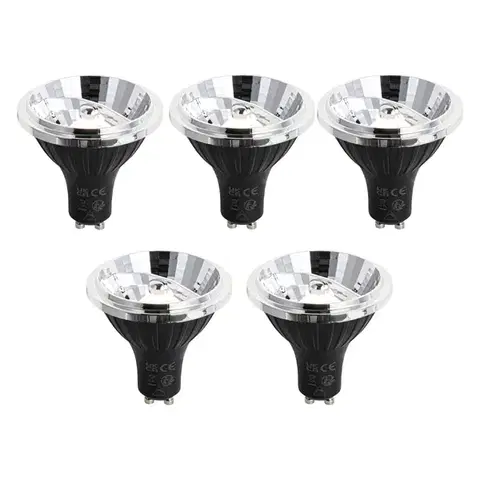 LED osvetlenie Sada 5 ks GU10 Stmievateľná LED žiarovka 70mm 6.5W 600LM 3000K