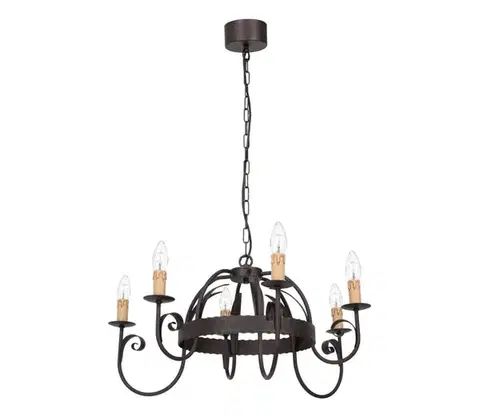 Svietidlá  Luster na reťazi REN 6xE14/15W/230V 9830