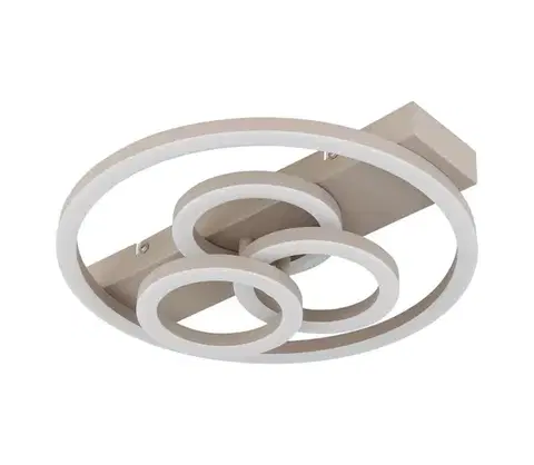 Svietidlá Globo 48040-40SA-LED Stmievateľné stropné svietidlo DARRYL I LED/40W/230V rozmery 35x33 cm béžová+DO 48040-40SA