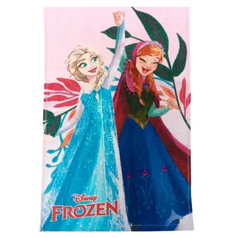 Uteráky Detský uterák Frozen ružový 30X50cm Setino Tiahome