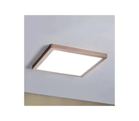 Svietidlá Paulmann 70941 - LED/20W Panel prisadený ATRIA 230V 4000K 30x30 cm rose gold 70941