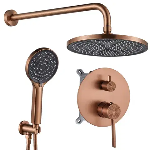 Sprchy a sprchové panely REA - Podomietková sprchová sada Foster Brush Copper + BOX REA-P7621