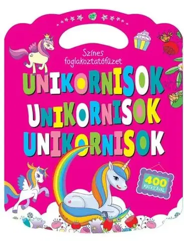 Pre deti a mládež - ostatné Színes foglalkoztatófüzet unikornisokkal