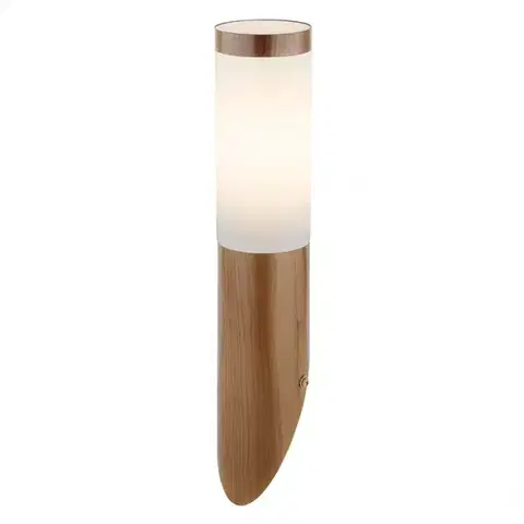 Vonkajšie moderné svietidlá Nástenná lampa Boston 3157W 23W Wood K1