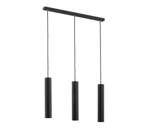 Svietidlá Argon 6112 - Luster na lanku GOMERA 3xGU10/5W/230V čierna 6112