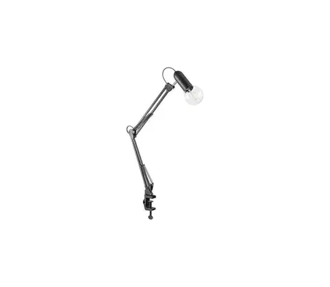 Lampy JUST LIGHT. 14773-18 - Stolná lampa s klipom TURN ME 1xE27/60W/230V čierna 14773-18