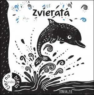Leporelá, krabičky, puzzle knihy Zvieratá: Čiernobiela knižka - Erin Balzer